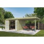 Photo du pool house 18m2 Portland 595x295cm - 28mm - Imprégnation verte - Bac acier