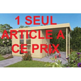 AFFAIRE ! Abri de 10m2 Mi-actuel 200x300cm - 28mm - EPDM Inclus Affaire du jour, abri de jardin en solde à prix bradé