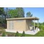 Photo de face du Pool House 17m2 Portland 565x295+10cm