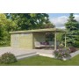 Photo de coté du Pool House 20m2 Portland - Imprégnation verte