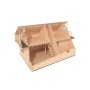 Coupe du Chalet bois habitable RE2020 Verone – 80 m², 2 chambres