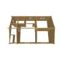 Structure du Chalet bois habitable RE2020 Alméria – 40 m², 2 chambres, terrasse