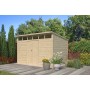 Photo de profil de l'Abri en bois massif 8m2 Q-Line 360x240cm - 28mm