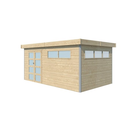 Vue de l'Abri en bois massif 14m2