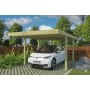 Carport bois 1 voiture 307x554 cm autoclave classe 3