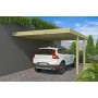 Carport bois adossé 307x554 cm autoclave classe 3