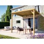 Pergola Rennes 3x3 m adossée bois massif