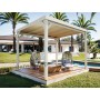 Pergola Strasbourg 3x3 m bois lamellé autoportante