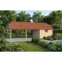 Abri de jardin 33m2 Oxon XXL 940x355 - 28mm - Bardeaux inclus