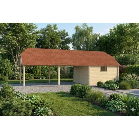 Abri de jardin 33m2 Oxon XXL 940x355 - 28mm - Bardeaux inclus