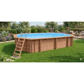 Piscine bois Playa Porto Marie 727x396x138cm