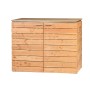 Zoom sur le bois raboté pour un aspect lisse et haut de gamme