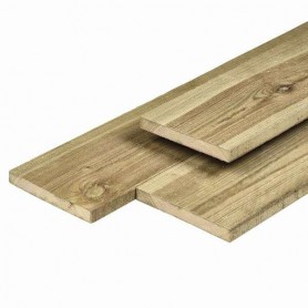 Palette 252 Planches Pin Imprégné 1,6x14x300 cm (~105m²) | Jardin & Chalet