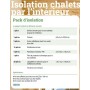Détails du kit complet pour isolation des chalets en bois