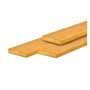 Lame de terrasse en bois dur Bilinga 2,5 x 14,5 x 180 cm, rabotée, 1 face 7 rainures