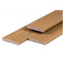 Lame de terrasse en composite PuraBoard 2,5 x 20,0 x360 cm, teck doré, grain fin