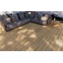 Terrasse en composite PuraBoard, teck doré, grain fin