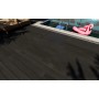 Terrasse en composite PuraBoard, noir anthracite, grain fin