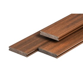Lame de terrasse composite PuraShield 2,3 x 13,8, système de clipsage, massif, Ipé