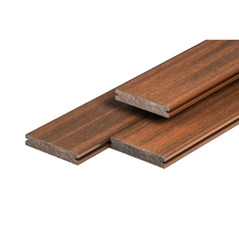 Lame de terrasse composite PuraShield 2,3 x 13,8, système de clipsage, massif, Ipé
