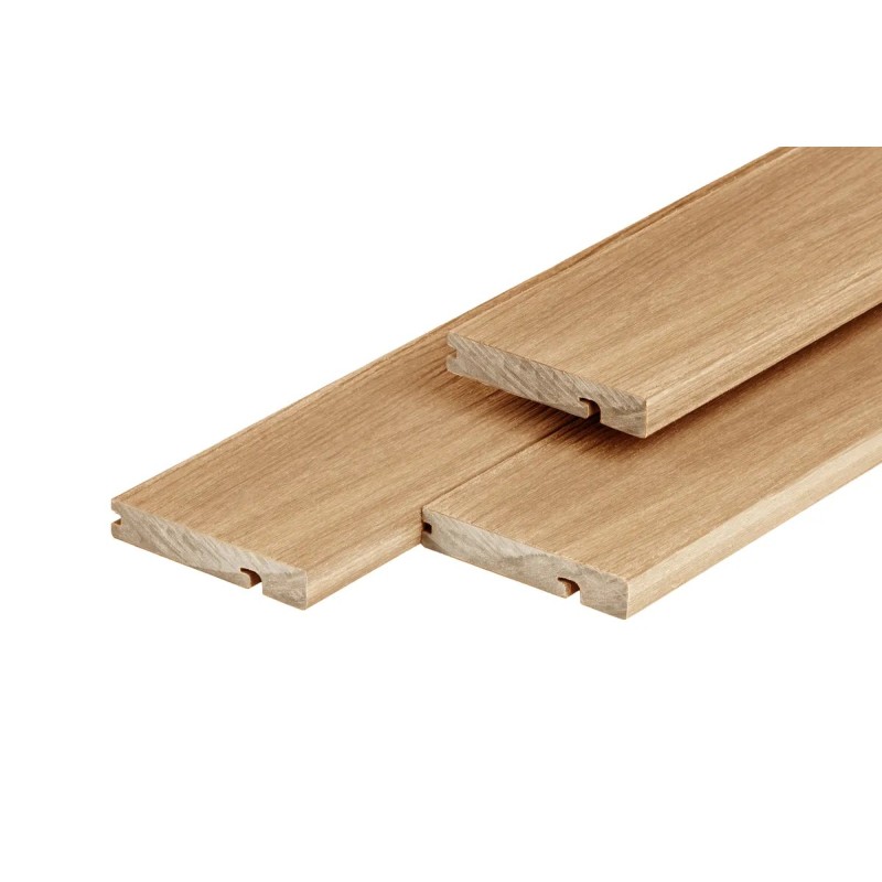 Lame de rive composite PuraShield 2,3 x 13,8 x 300 cm, système de clips, cèdre