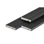 Lame de rive composite PuraShield 2,3 x 13,8 x 300 cm, système de clips, Noir ébène