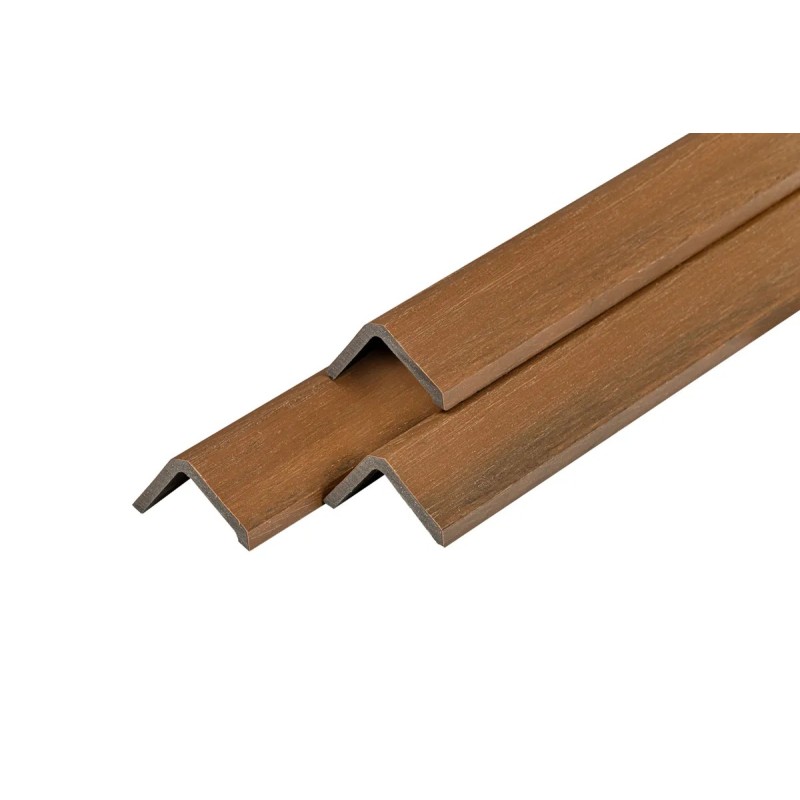 Profilé d'Angle Composite PuraShield 5,0 x 4,1 x 300 cm – Finition Teck