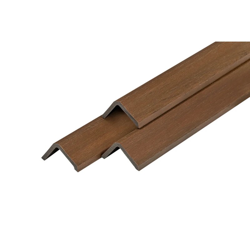 Profilé d'Angle Composite PuraShield 5,0 x 4,1 x 300 cm – Finition Ipé