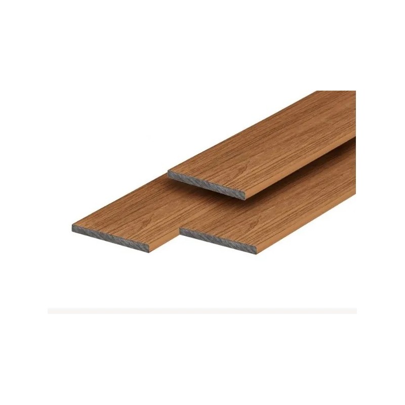 Lame de chant composite PuraShield 1,2 x 15,0 x 300 cm, grain fin, teck