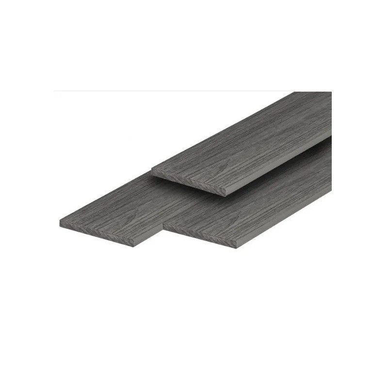 Lame de chant composite PuraShield 1,2 x 15,0 x 300 cm, grain fin, gris foncé