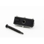 Clips de fixation invisible PuraFix en acier inoxydable noir – Lot de 100 (vis et embout inclus)