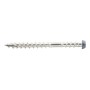 Vis à lames de terrasse PuraFix M5,3 x 58 mm en acier inoxydable gris foncé – Lot de 75 pièces