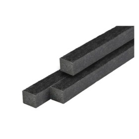Lambourde / Sous-structure en plastique noir 5,0 x 5,0 x 300 cm