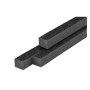 Lambourde / Sous-structure en plastique noir 5,0 x 5,0 x 300 cm