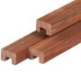 Chapeau en bois dur Angelim vermelho 4,5 x 7,0 x 185 cm raboté