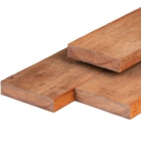Planche de bois dur Angelim vermelho 5,0 x 20,0 x 200 cm scié fin