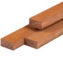 Planche en bois dur Azobé 4,0 x 9,0 x 300 cm sciée finement