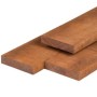 Planche en bois dur Azobé 4,0 x 20,0 x 200 cm sciée finement