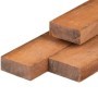 Planche en bois dur Azobé 5,0 x 10,0 de 200 à 500 cm sciée finement
