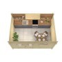 Robustesse 28 mm : Un chalet moderne pensé pour embellir durablement votre jardin