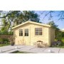 Chalet bois 12m2 Ferrol | 34 mm | 300 x 400 cm Porte double, vitrage en verre