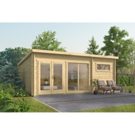 Chalet en bois 30 m2 Ronda | 40 mm | 500 x 600 cm