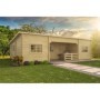 Chalet Extremadura 70 m² : La modernité du toit monopente alliée à un espace de vie grandiose