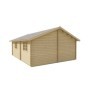 Chalet en bois 35 m2 Cadiz | 44 mm | 532 x 702 cm 3 pièces
