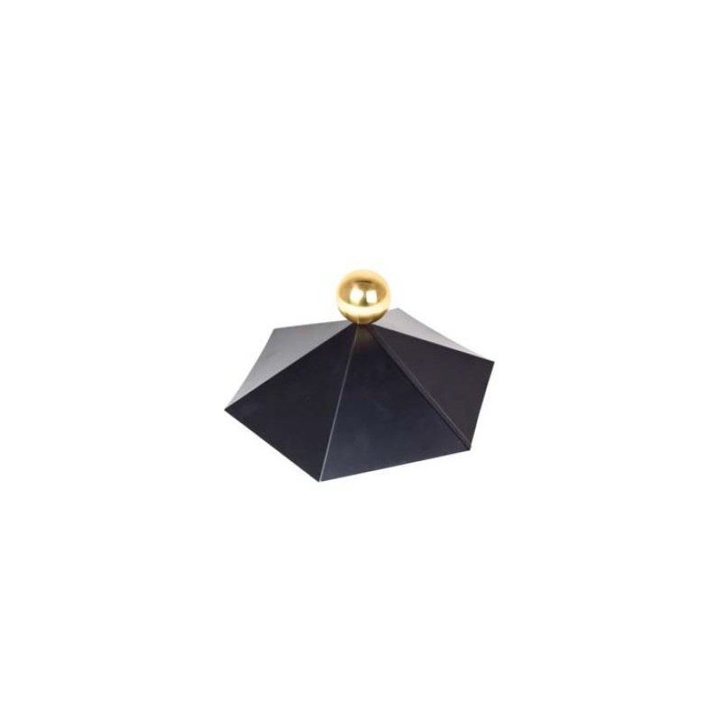 Chapeau pour chalet bois toit hexagonal TUINDECO