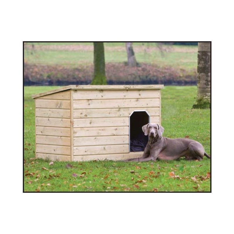Niche a chien en bois Teckel