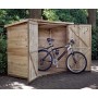 Box garage à vélo en pin imprégné WESTERWALD