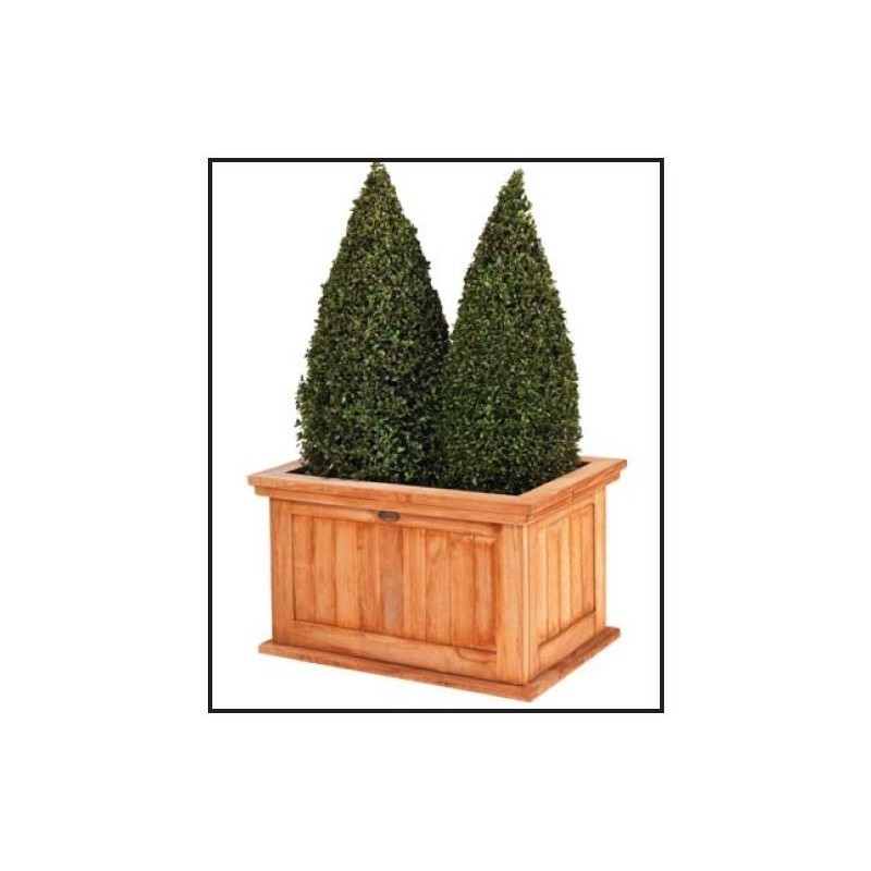 Jardinière en teck L82xl58xH47cm Flores grande
