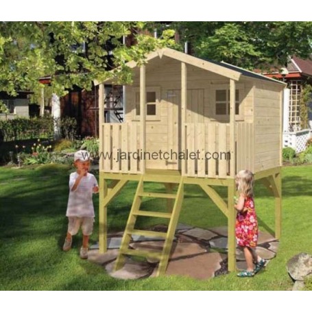 Maisonnette enfant en bois Peter Pan