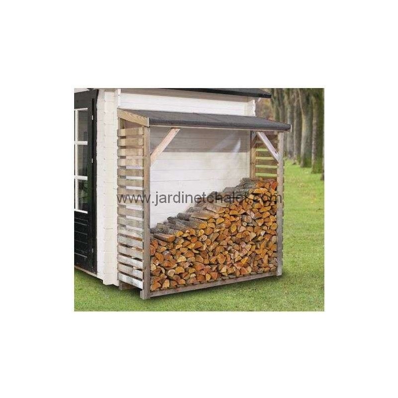 Abri pour bois de cheminée TUINDECO